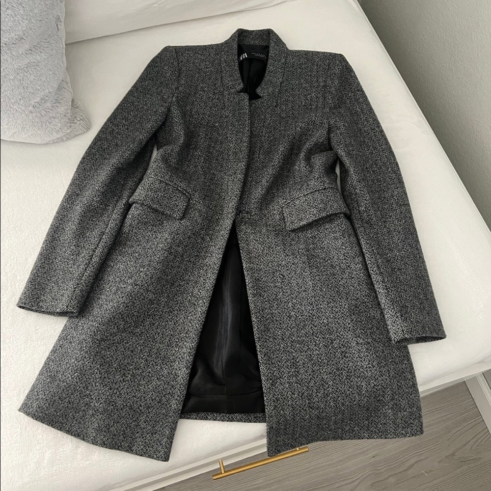 Zara grey coat